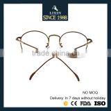 High Quality Retro Round Glasses Metal Eyeglasses Nerd Prescription Frames Spectacle Optical Lens 2171 thumbnail-5