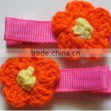 Single Prong Grosgrain Ribbon Full Lined Alligator Hair Clip (FCK-101070050-A) thumbnail-1