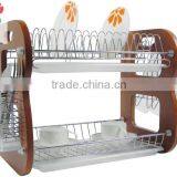 2 Tier Storage Dish Rack With Unique Design