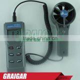 AZ8911 Portable Remote Fan Air Flow Meter Anemometer,AZ8911 Temperature / Humidity / Dew / Wet Bulb / Wind / Air Flow Meter