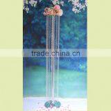 1.5M Chrome Silver Acrylic Beaded Table Top Chandelier for Wedding Centerpiece