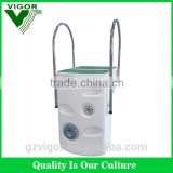 Factory swimming pool filter house with pool filter bag and pool pump