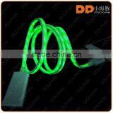 Visible Flowing LED EL Light USB Sync Data Charging Charger Cable for Smartphone thumbnail-2
