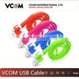Colorful Flat Noodle Micro USB to USB Cable With Factory Wholesale Price