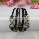 MYLOVE Fashion Effiel Tower Handmade Charm Bracelet Alloy Design Bracelet MLCN042 thumbnail-1