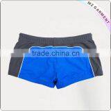 Black With White Piping Swim Trunks Men thumbnail-2