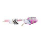 Heart Shape Tin Pencil Sharpener With Two Holes thumbnail-3