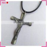 Jesus and cross pendant necklace for Catholicism