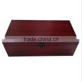 Chinese Factories Wholesale Custom High-grade Wooden Gift Boxes, Deep Red Storage Box thumbnail-2