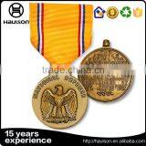 Professional Custom 3d Embossed Die Casting Petal Edge Brass Iron Zinc Alloy Gold Plated Drama Award Medal With Hanging thumbnail-3