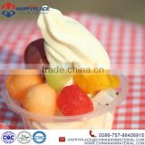 Popular Summer Dessert Soft Ice Cream with Fruits