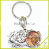 Religious Zinc Alloy Custom Metal Keychain With Photo