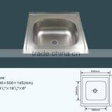 50x50cm Single Bowl Stainless Steel Kitchen Sink thumbnail-1