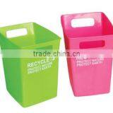 Outdoor Square Plastic Garbage Can thumbnail-1