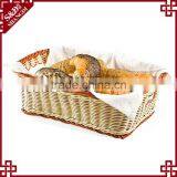Classic and Durable Food Grade Plastic Wicker Hand Woven Bread Basket for Bakery Display thumbnail-3