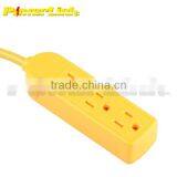 H80140 3 Outlet Power Strip With Surge Protectors / Power Bar / Power Sockets