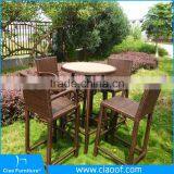 Newest High Bar Stool Garden Line Patio Furniture/French Bistro Rattan Chairs thumbnail-2