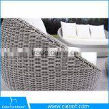 Hot Sale Rattan Furniture Modern Outdoor Patio Round Wicker Sofa (CF043) thumbnail-5