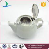 China Supplier Grey Ceramic Teapots Wholesale With Infuser Basket thumbnail-2