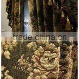 Antique French Style Living Room Pleat Blackout Curtains With Attached Valance thumbnail-3