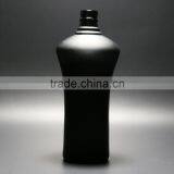 Black Raw Material Matte Glass Black Wine Bottle thumbnail-1