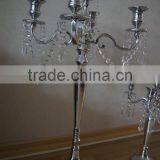 Crystal Hanging Candelabra/ Wedding Crystal Candelabra/wedding Table Candelabra thumbnail-4