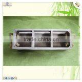 Wholesale 3 Compartments Double String Handle Wooden Wine Crates thumbnail-3