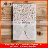 White Wedding Invitation Laser Cut Greeting Card thumbnail-1