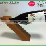 eco friendly single bottle decoravite animal wooden wine bottle holder for sale