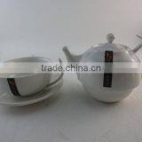 Best Quality Wholesale Ceramic Tea Pot With Cup and Saucer Set thumbnail-1
