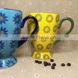 Stocked Hand-painted Ceramic Cup Coffee Cup Cereal Milk Mug thumbnail-4