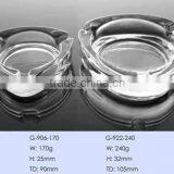 Souvenir Triangle Clear Glass Ashtray / Series Glass Ashtray thumbnail-1