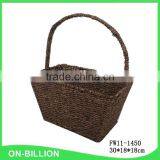 High Handle Black Color Seagrass Basket thumbnail-5