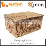 Round Rattan Stroage Basket Wicker Furniture thumbnail-1