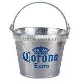 Galvanized Metal Bucket With Handle thumbnail-2