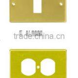 Gold Silver Color European Light Waterproof Socket Cover thumbnail-5