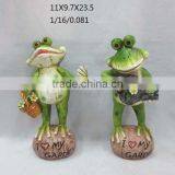 2016 Resin Frog Figurines for Garden Decoration thumbnail-1