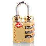 Electroplated Colour TSA Padlock thumbnail-1