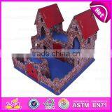 2016 New Fashion Children Wooden Fairy Castle Toy W06A095 thumbnail-6