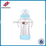 High Quality Pink Feeding Bottle, Silicone Nipple PP Bottle Material