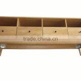 Popular Product of Japanese Style 4drawer TV Wooden Stand thumbnail-3