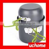 UCHOME High Quality Aluminum Camping Hiking Picnic Cookware Outdoor Cooking Set for Sale thumbnail-4