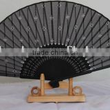Customized Bamboo Folding Hand Fan Cloth or Paper Bamboo Fan Summer Gift Fan