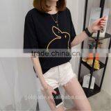 Women's Short Sleeve Letter Print T Shirts Custom Printing T Shirts thumbnail-2