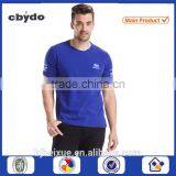 2016 Latest t Shirt Designs Cotton Blue China Supplier Men Design Your Own t Shirt thumbnail-1