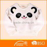 Kid Girl Knitting Wear Embroidered Pullover Long Sleeve Fleece Sweater thumbnail-1