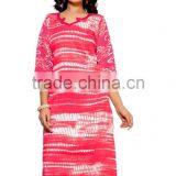 Jute Silk Designer Kurtis/western Kurti Designs/latest Kurti Designs thumbnail-4