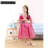 2016 Princess Costume for Girls Dress Up Chirstmas Gift Costumes Fashion Princess Party Dresses Girl Clothing thumbnail-1
