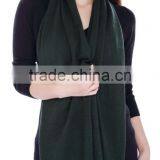 High Quality Diamond Pattern Pure Cashmere Stole Shawl Scarf thumbnail-4