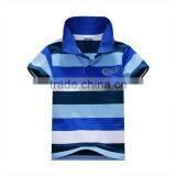 2016 New Summer Children Boys Striped T-shirts Kids Tops Sports Tee Custom Children Polo T Shirts thumbnail-3